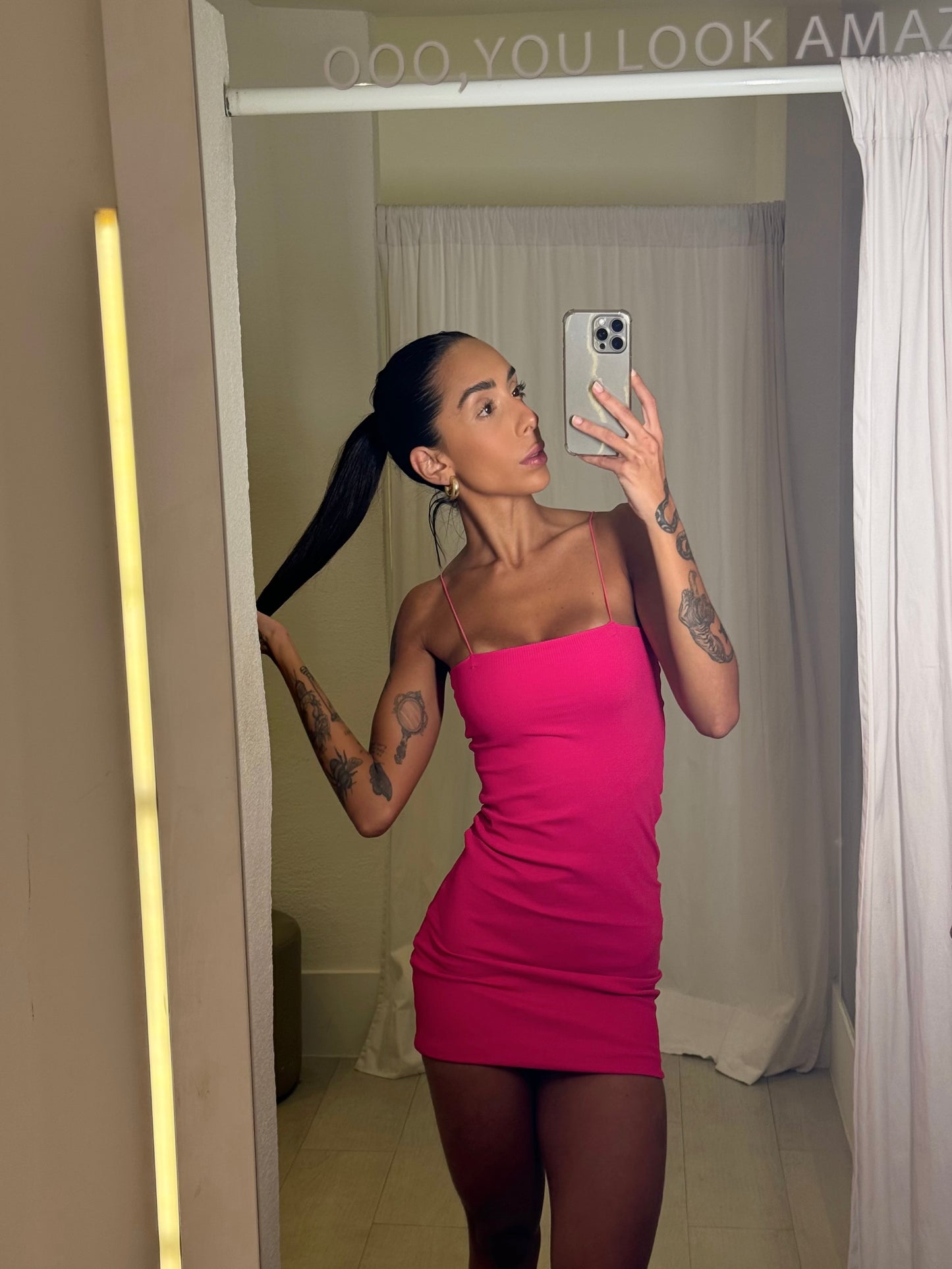 Vestido Tiffany Pink (canelado)