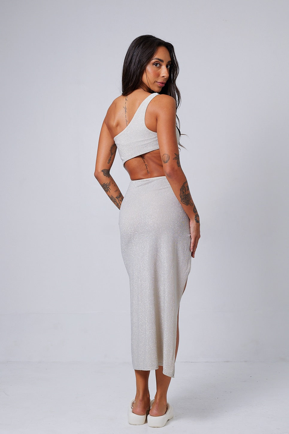 Vestido Goddess Silver