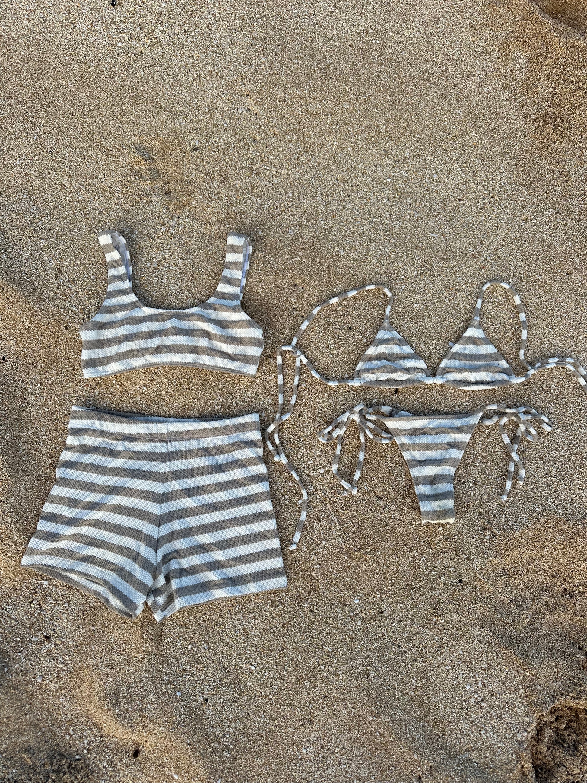 Conjunto Top + Short Lanikai Caramel
