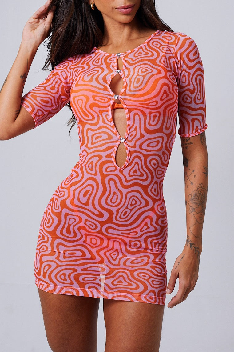 Vestido Lari Geometric