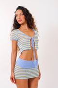 Top Sunset Blue & Yellow