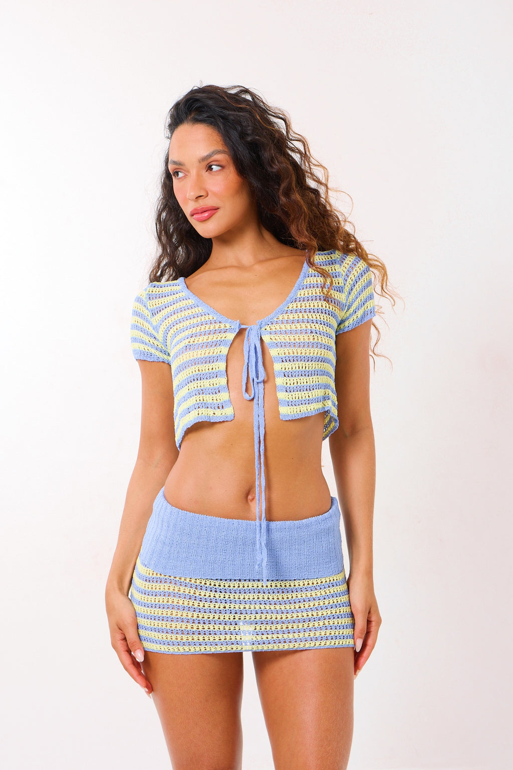 Top Sunset Blue & Yellow