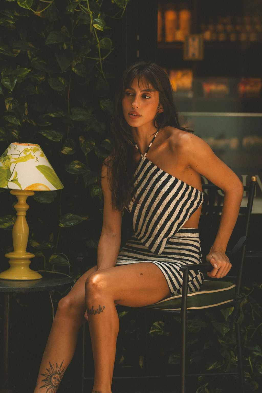 Conjunto Bata + Saia Lanikai Navy