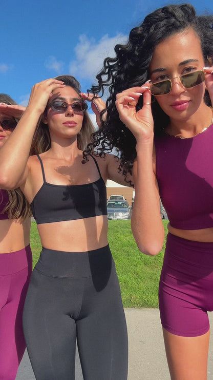 Cropped Essentials Grape