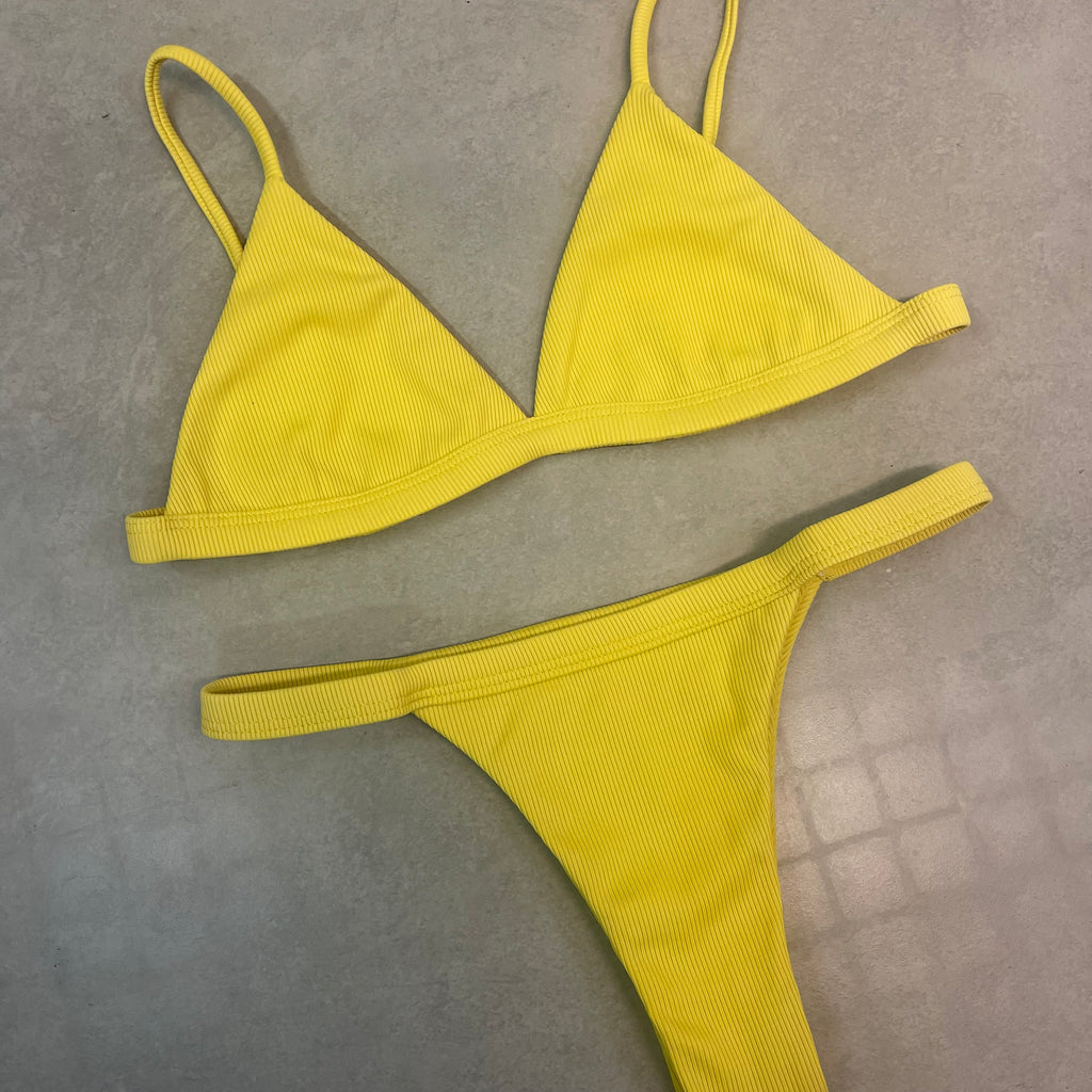 Conjunto Sofia Yellow (canelado)