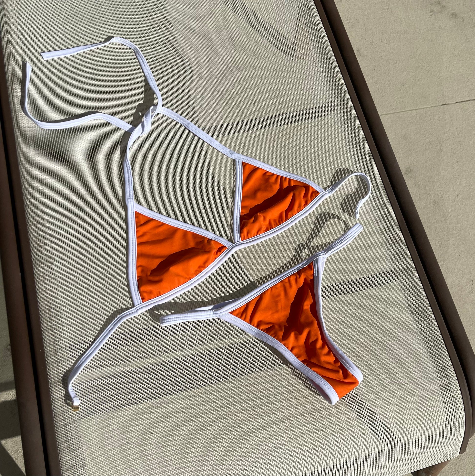 Bottom Joy Orange & White