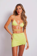 Conjunto Biquini + Saia Citrus