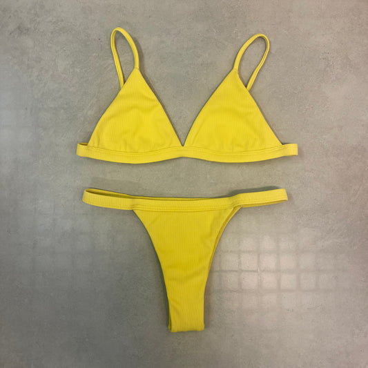Conjunto Sofia Yellow (canelado)