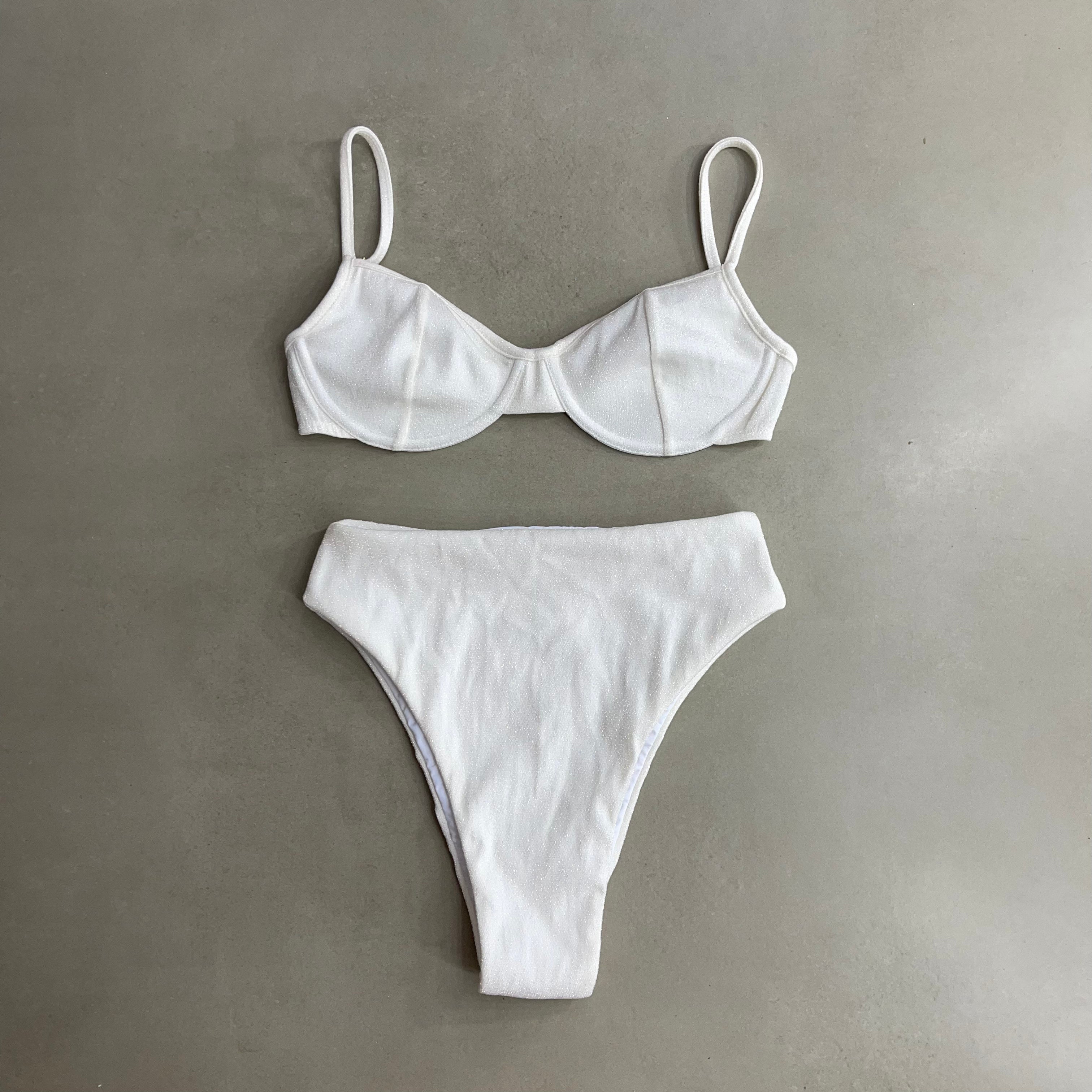 Conjunto Frida + Lucy White (lurex)