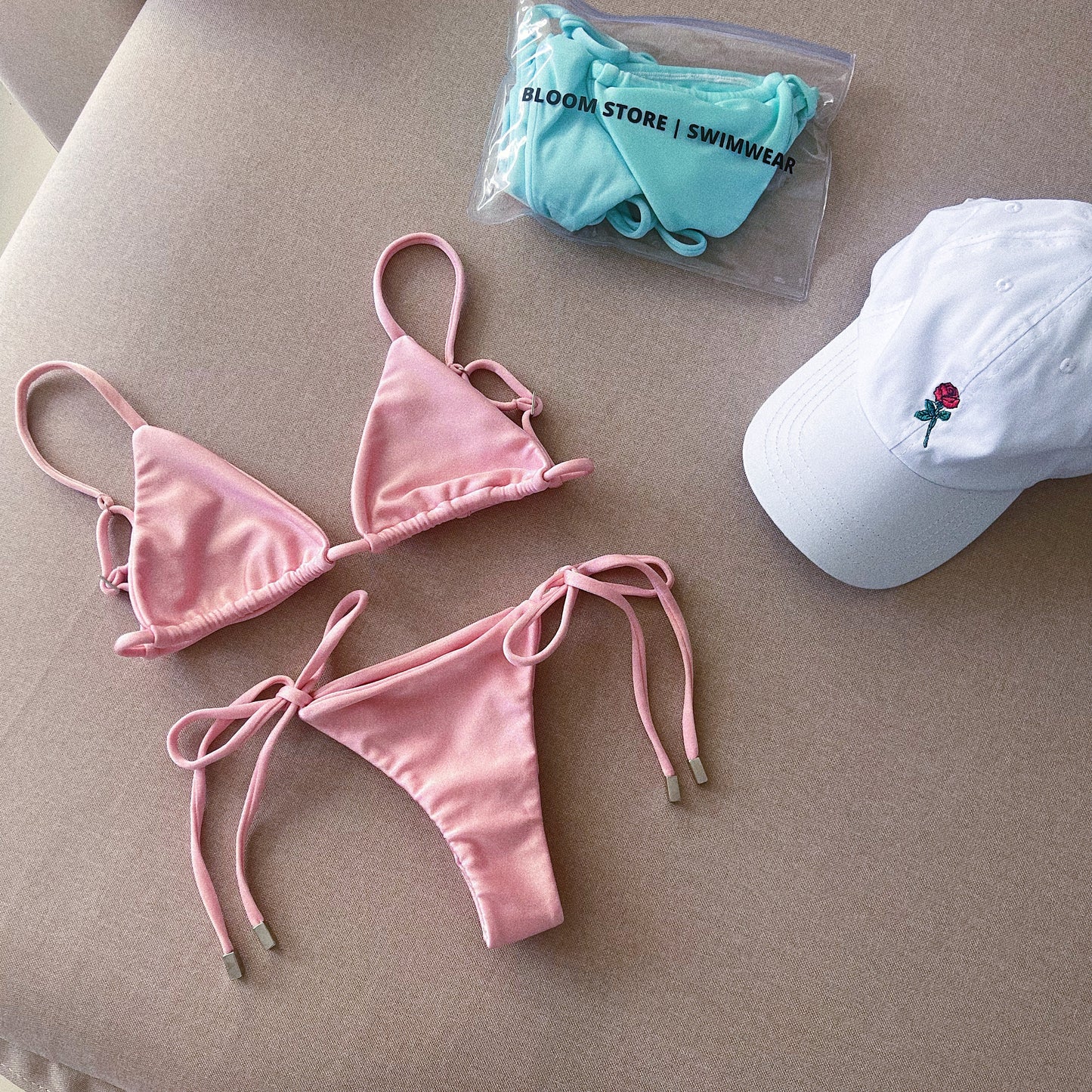 white rose cap