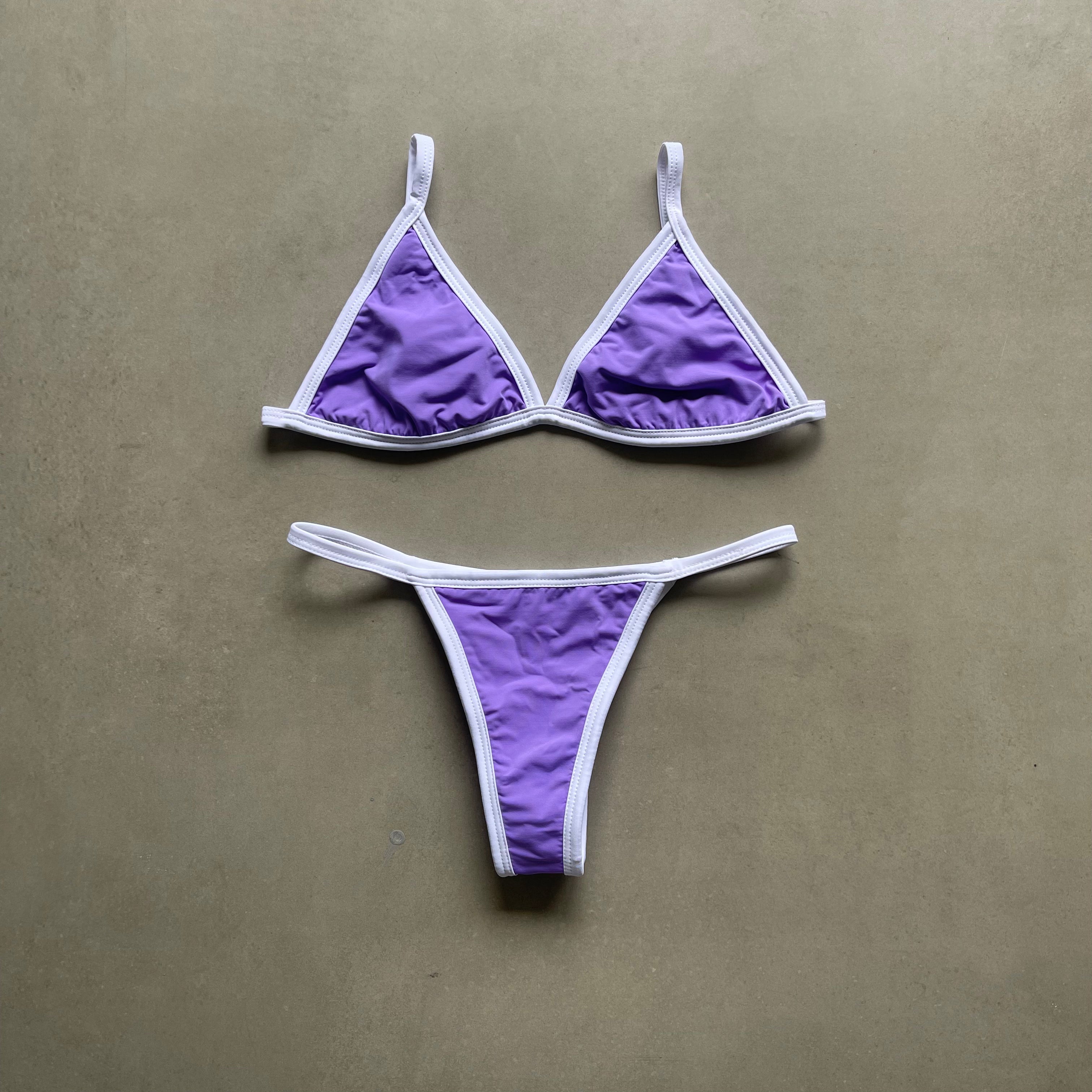 Conjunto Joy Lavanda & White