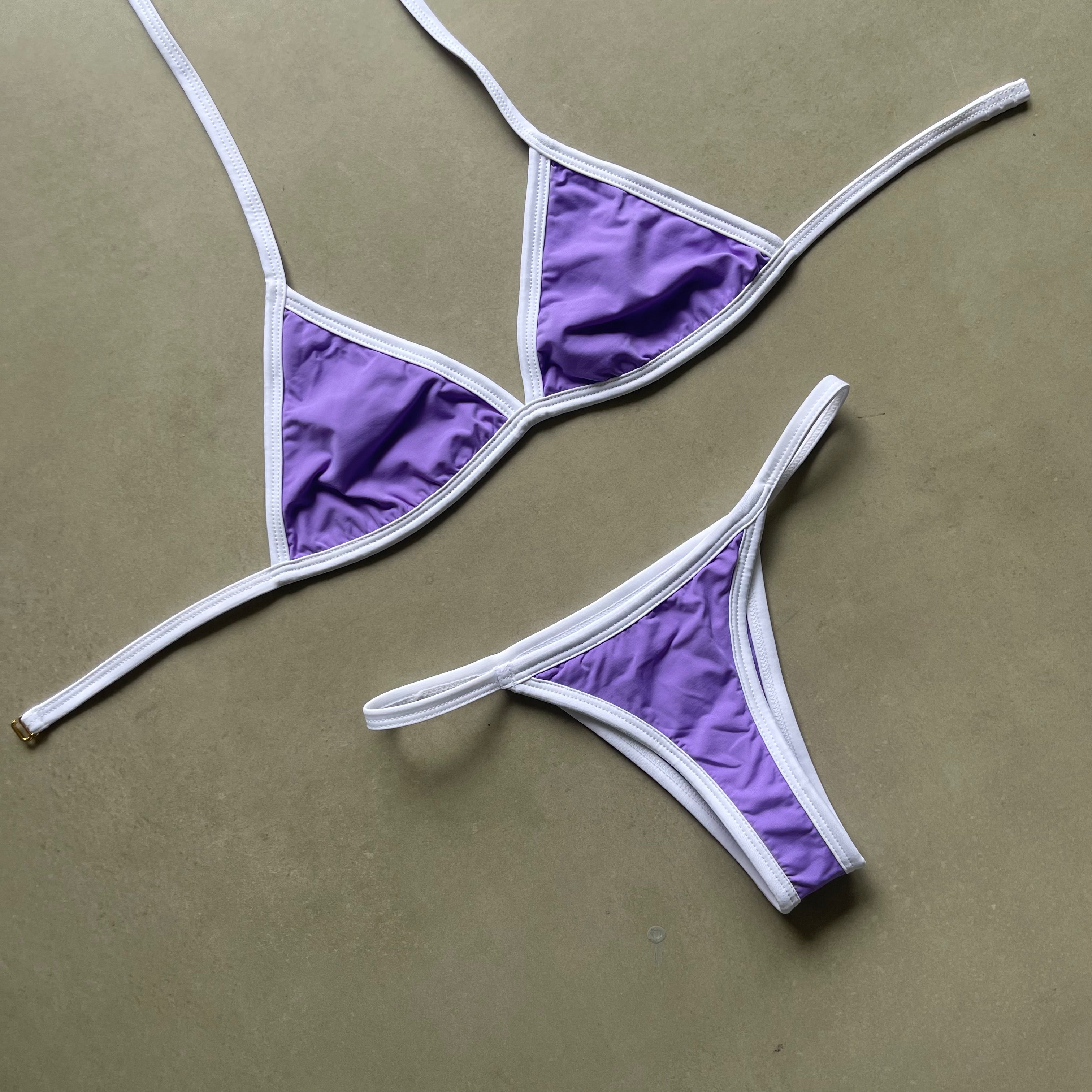 Conjunto Joy Lavanda & White