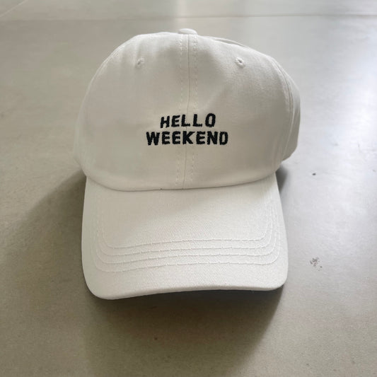 Hello Weekend cap