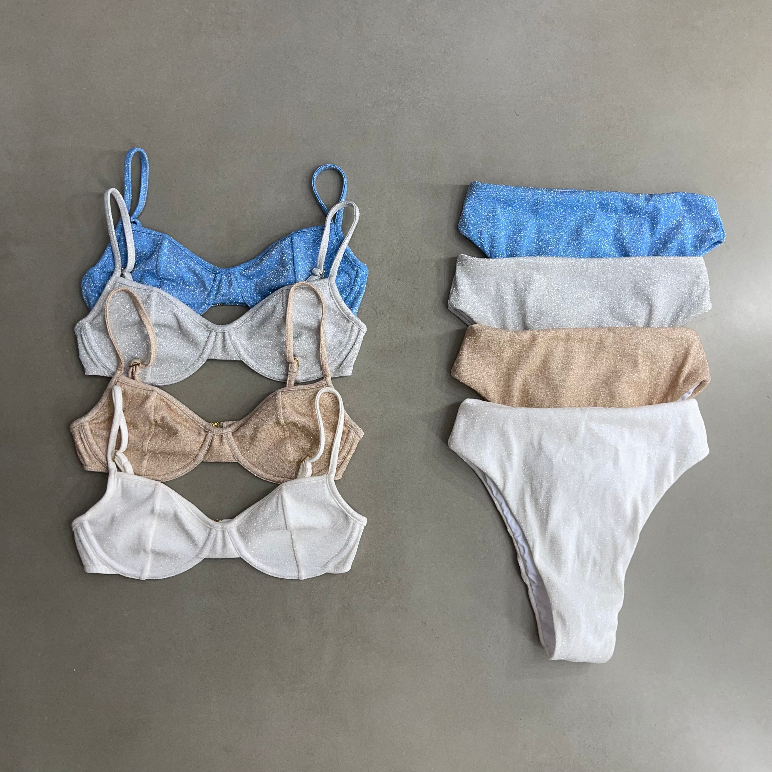 Bottom Maya Blue (lurex)